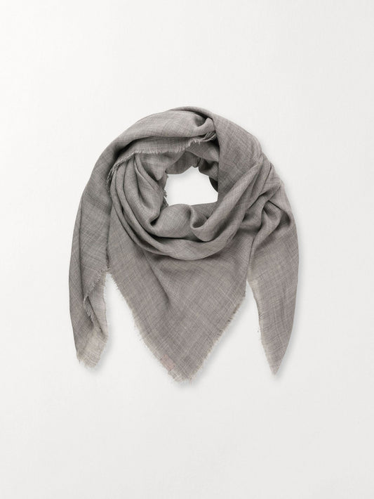 Mill Wool Scarf - Dark Grey  OneSize Becksöndergaard.se