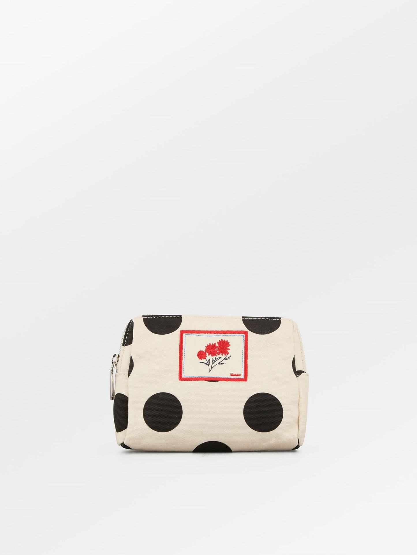 Maxi Polka Canvas Pouch Bag OneSize Becksöndergaard.se