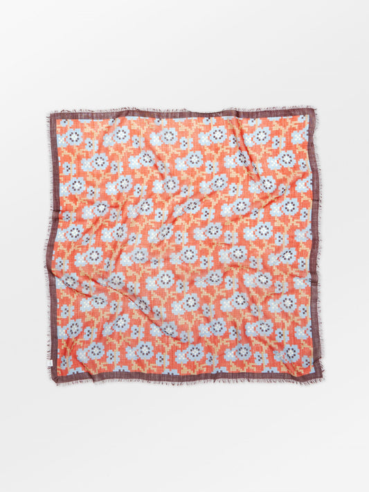 Becksöndergaard, Flotile Siw Scarf - Rooibos Orange, scarves, scarves, scarves, winter accessories