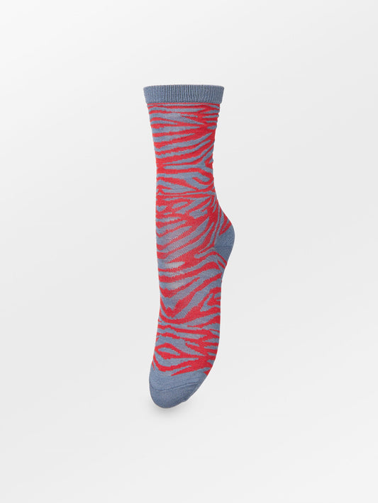 Becksöndergaard, Tigarea Glitter Sock - Vintage Indigo Blue, socks, archive, archive, socks, black week, black week