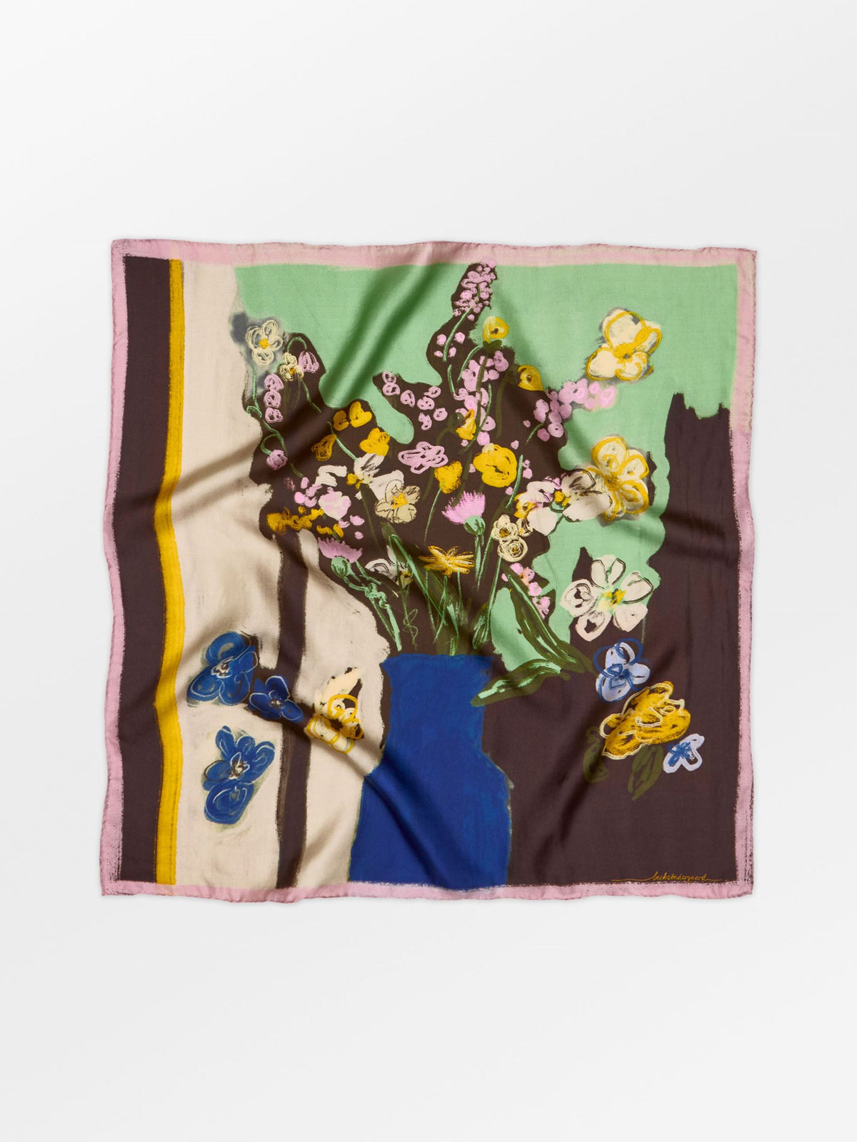 Becksöndergaard, Paintura Sia Scarf - Tendril Green, onesize
