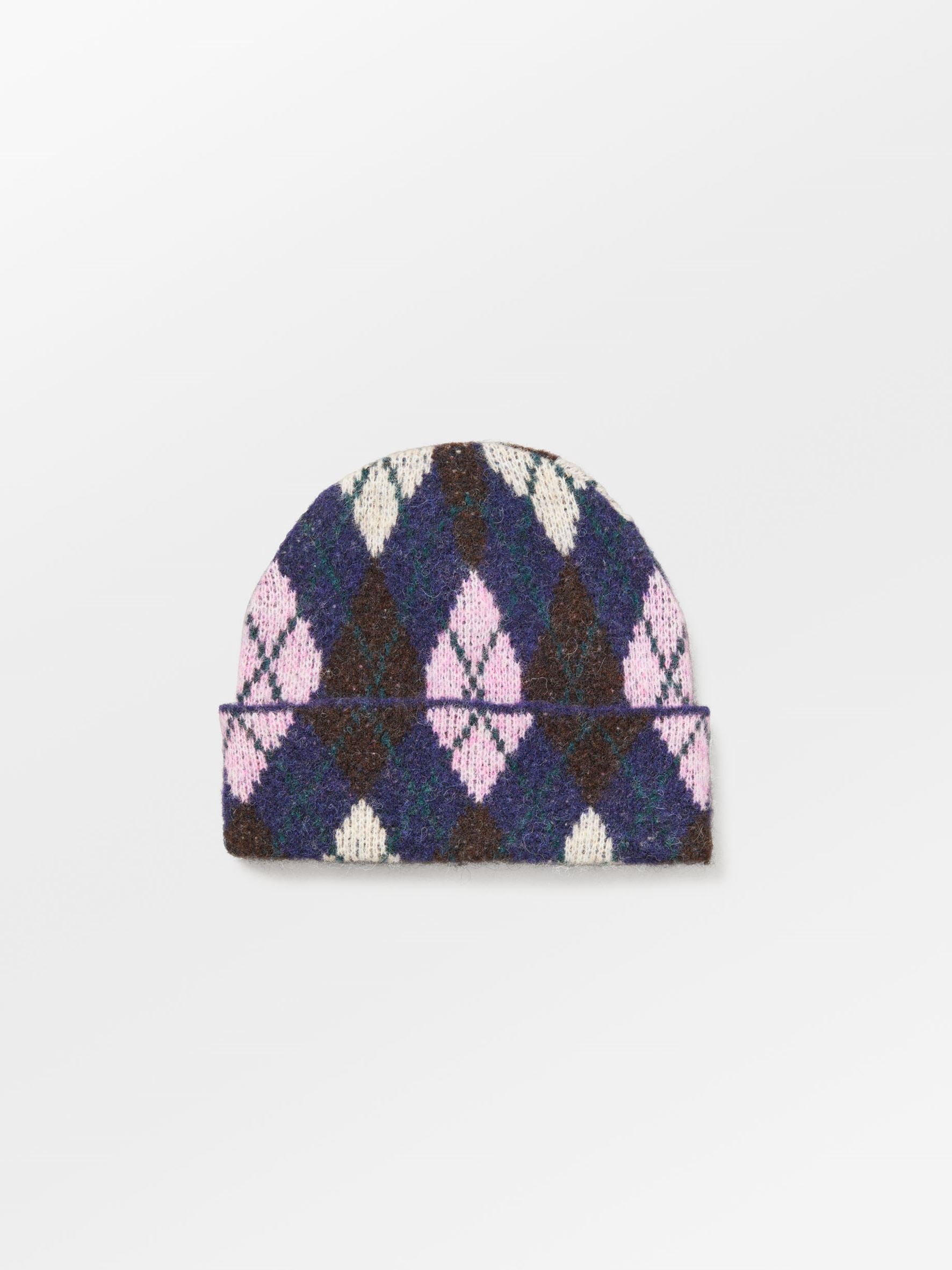 Argyle Wool Beanie OneSize Becksöndergaard.se