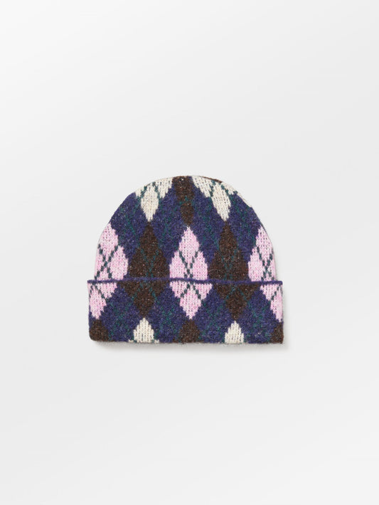 Argyle Wool Beanie OneSize Becksöndergaard.se