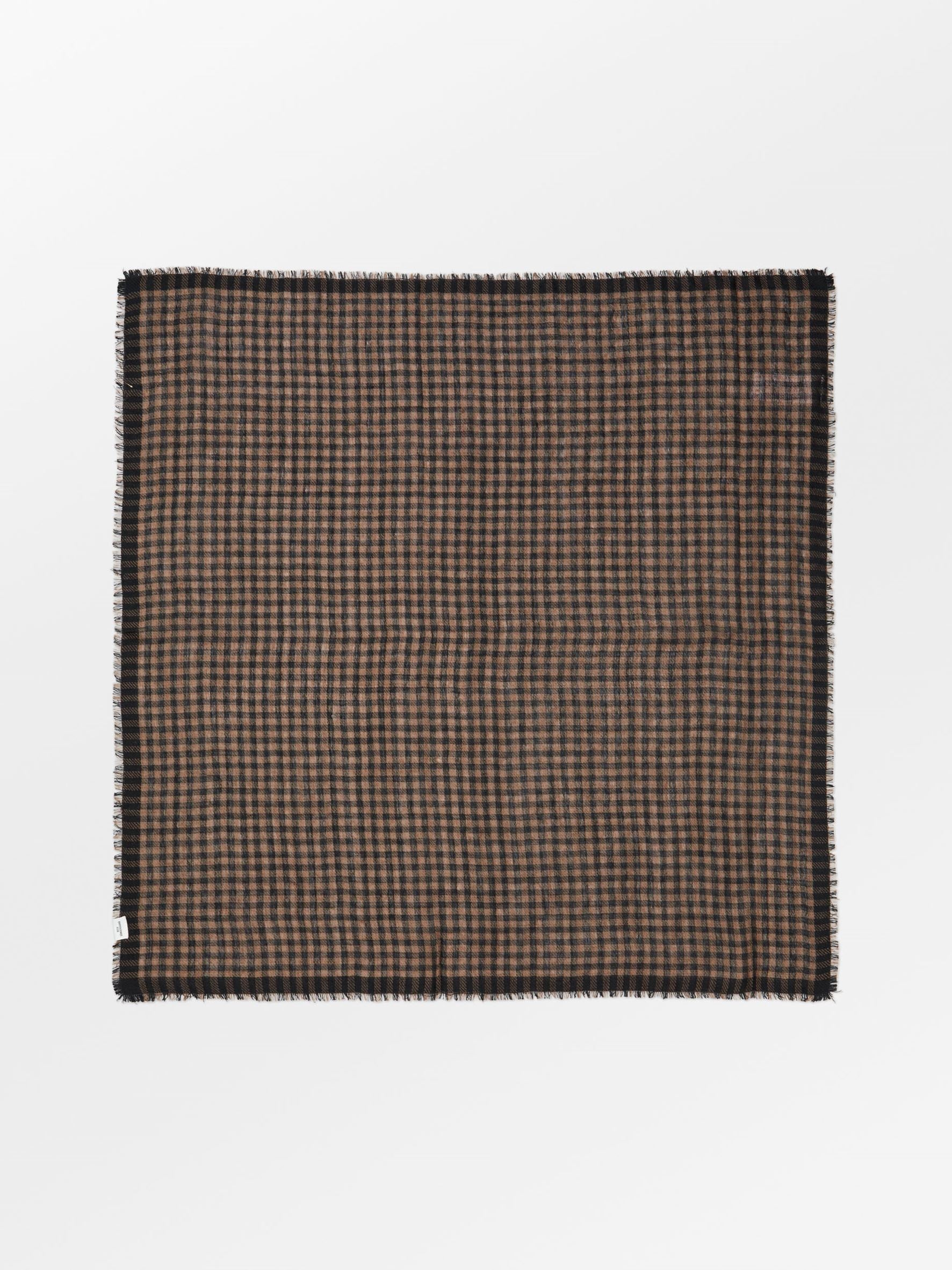 Gingham Woo Scarf OneSize Becksöndergaard.se