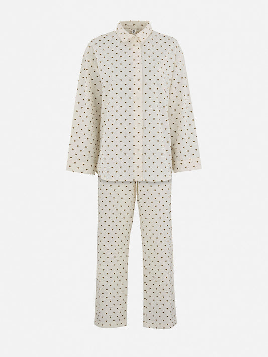 Hearts Pyjamas Set Clothing Becksöndergaard.se