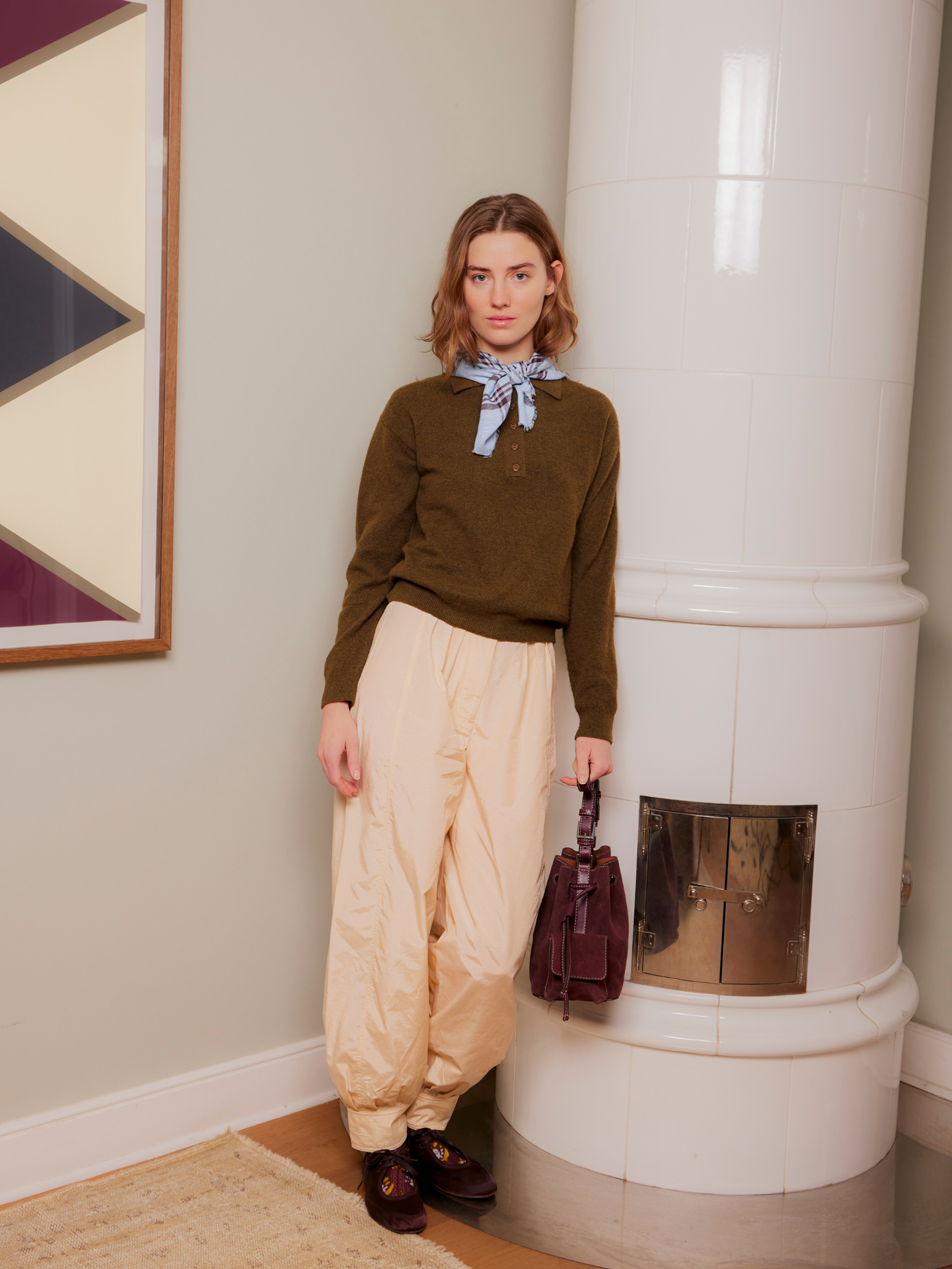 Suede Bucket Small Bag OneSize Becksöndergaard.se