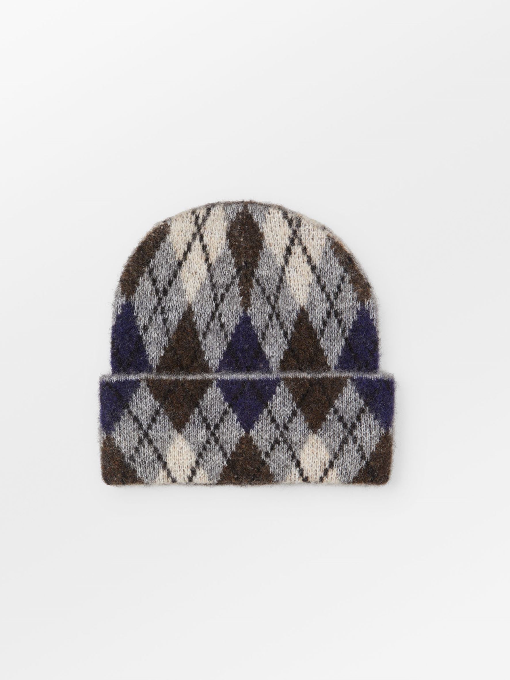 Argyle Wool Beanie OneSize Becksöndergaard.se