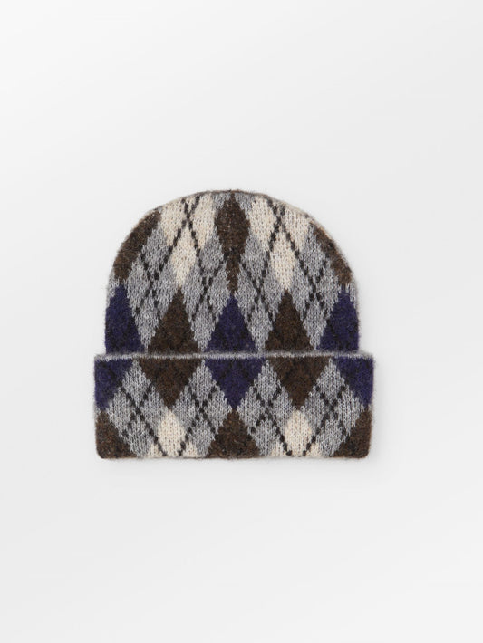 Argyle Wool Beanie OneSize Becksöndergaard.se