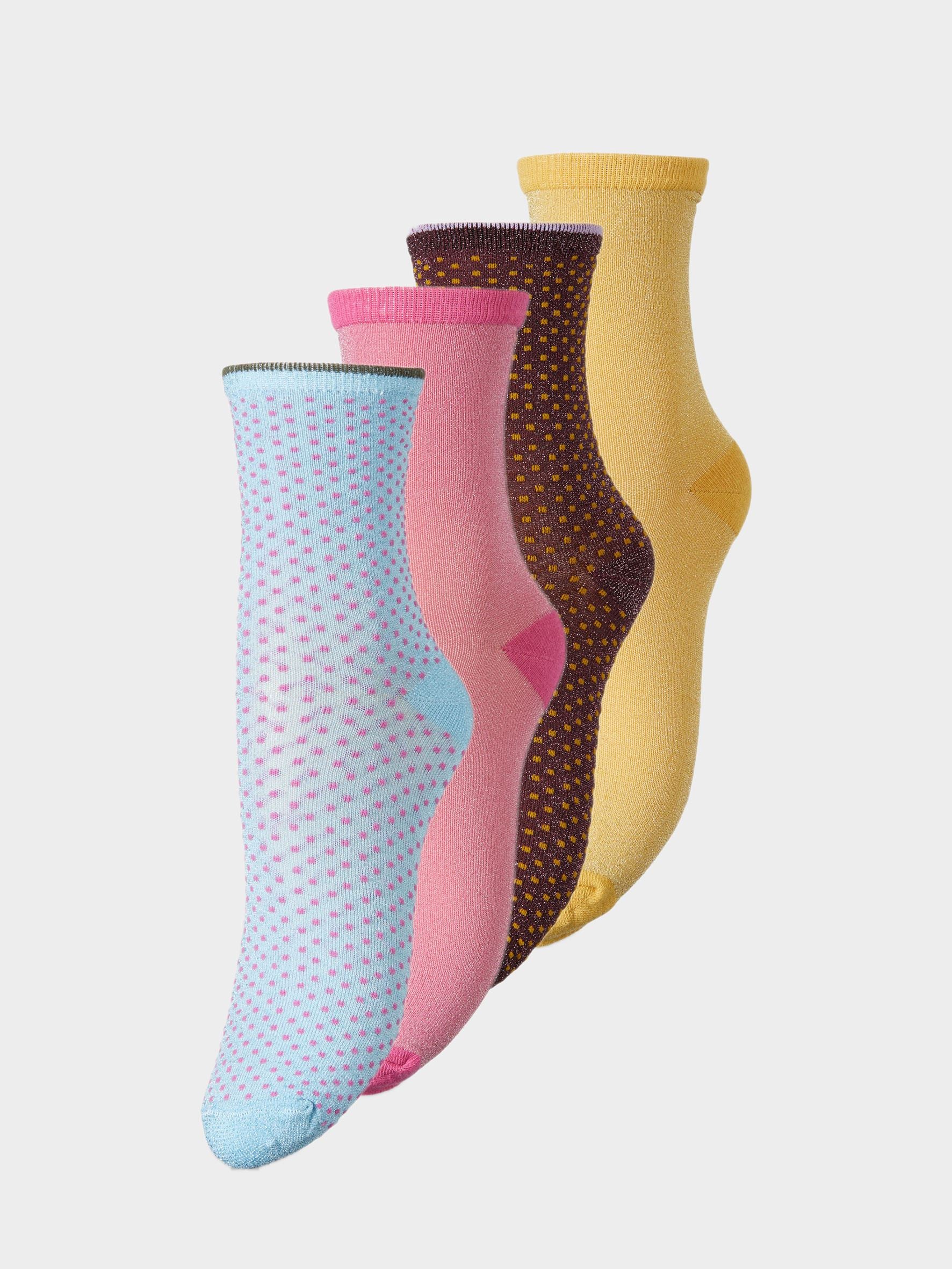 Dina Sock Mix 4 Pack Socks Becksöndergaard.se