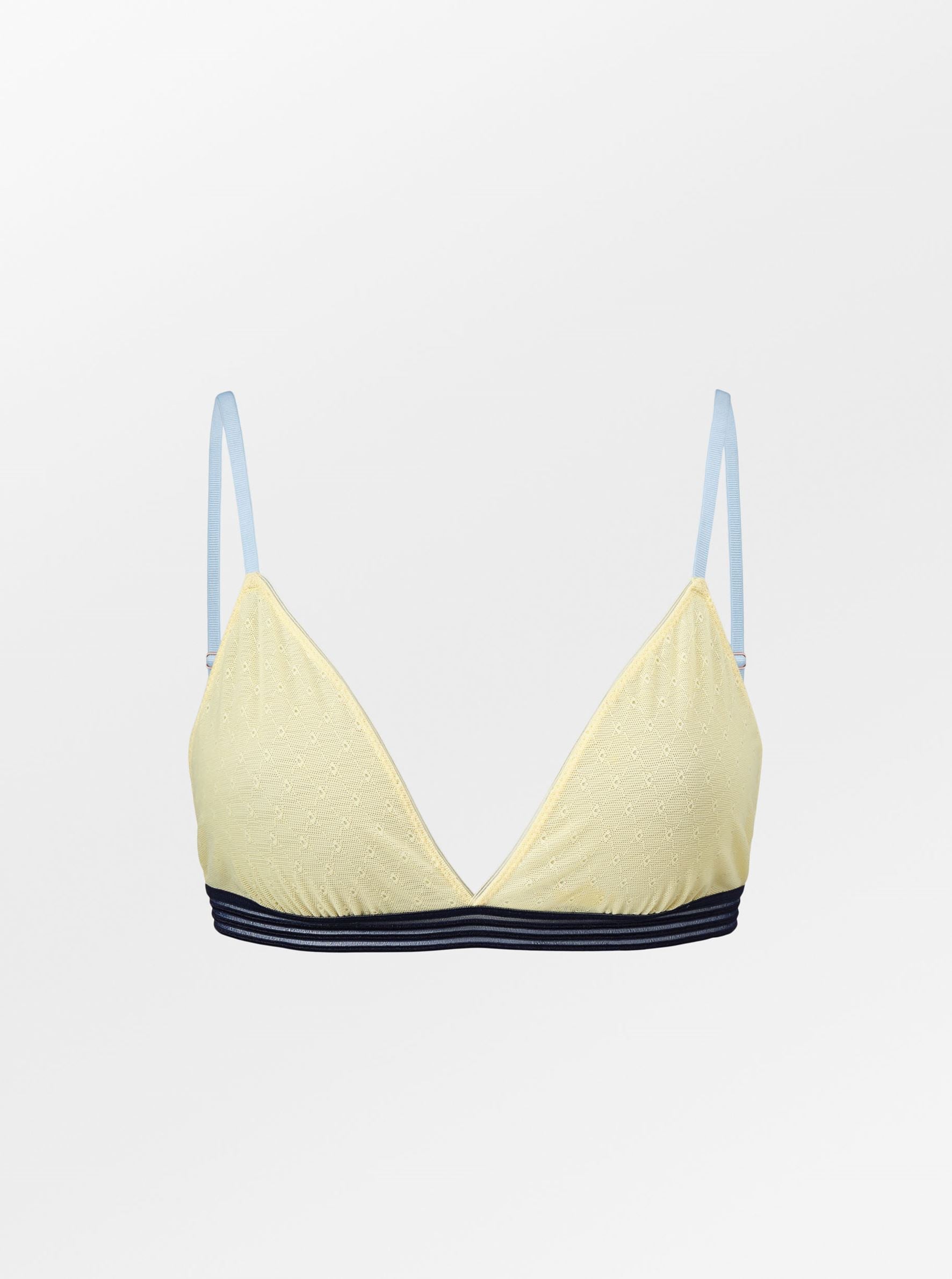 Sheer Tassie Triangle Bra Clothing Becksöndergaard.se