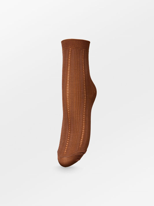 Becksöndergaard, Solid Drake Sock - Mocha Brown, socks, socks, noos, black week, black week, noos