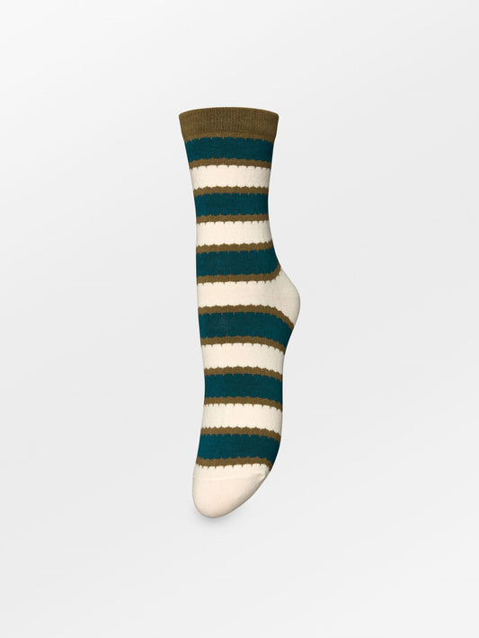Becksöndergaard, Scallopia Cotta Sock - Mediteal Green, socks, sale, sale, sale, socks, socks