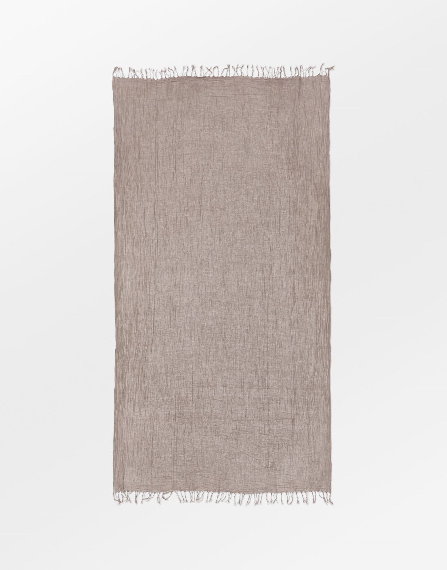 Solid Ilona Scarf - Sand Beige OneSize Becksöndergaard.se