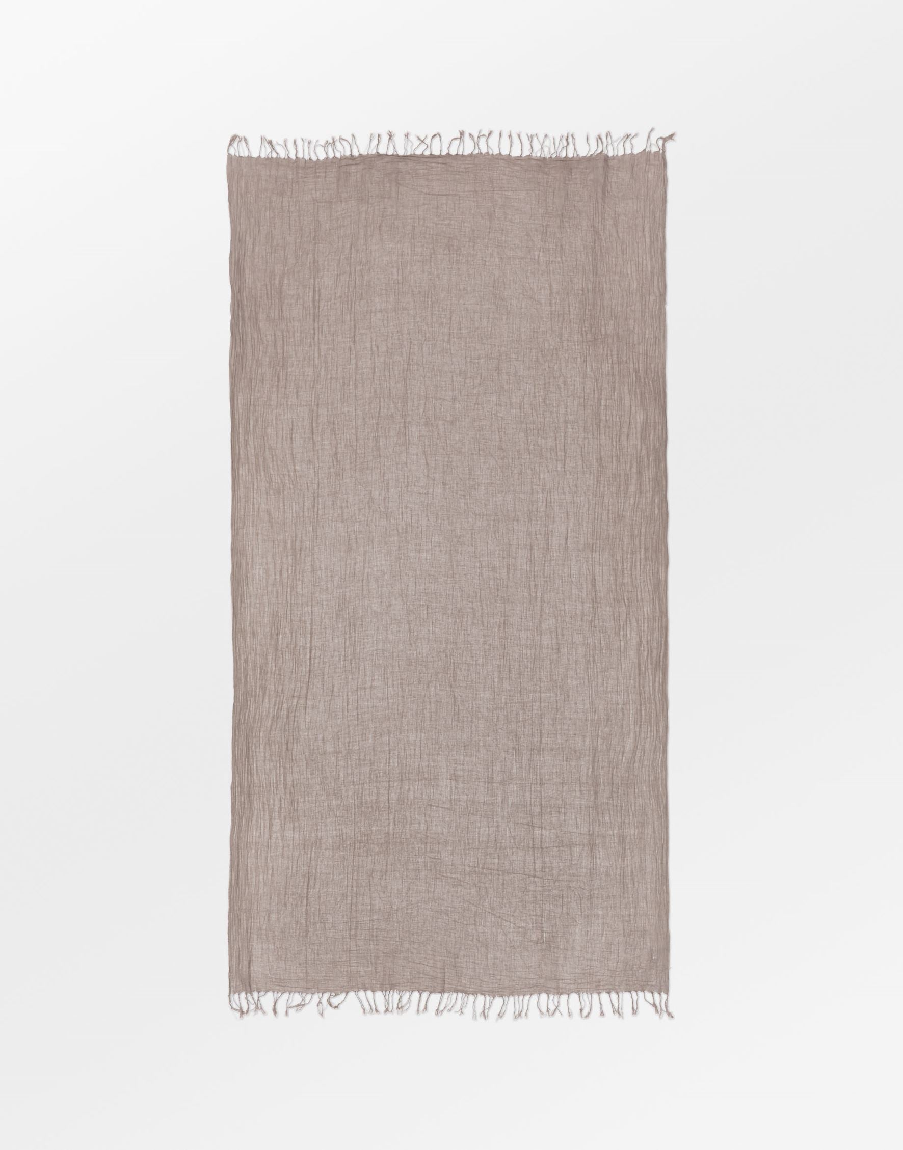 Solid Ilona Scarf - Sand Beige OneSize Becksöndergaard.se