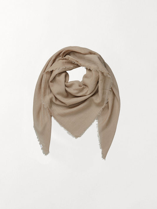 Mill Wool Scarf - Beige  OneSize Becksöndergaard.se