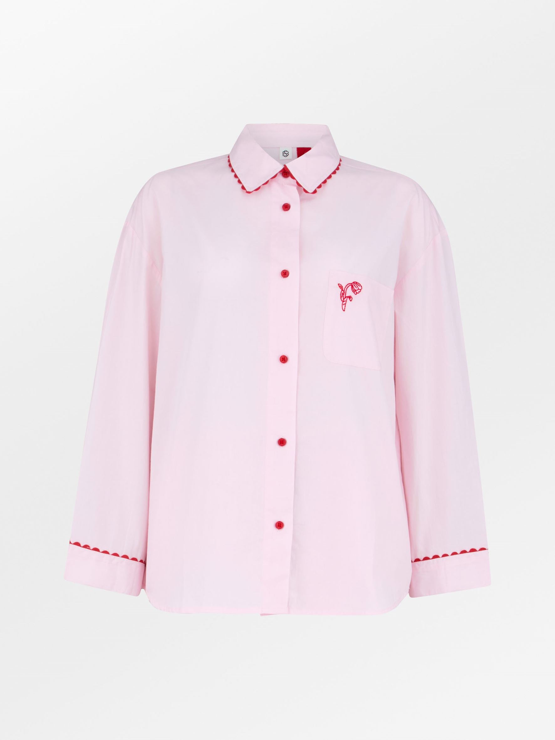 Scallop Pyjamas Shirt Clothing Becksöndergaard.se