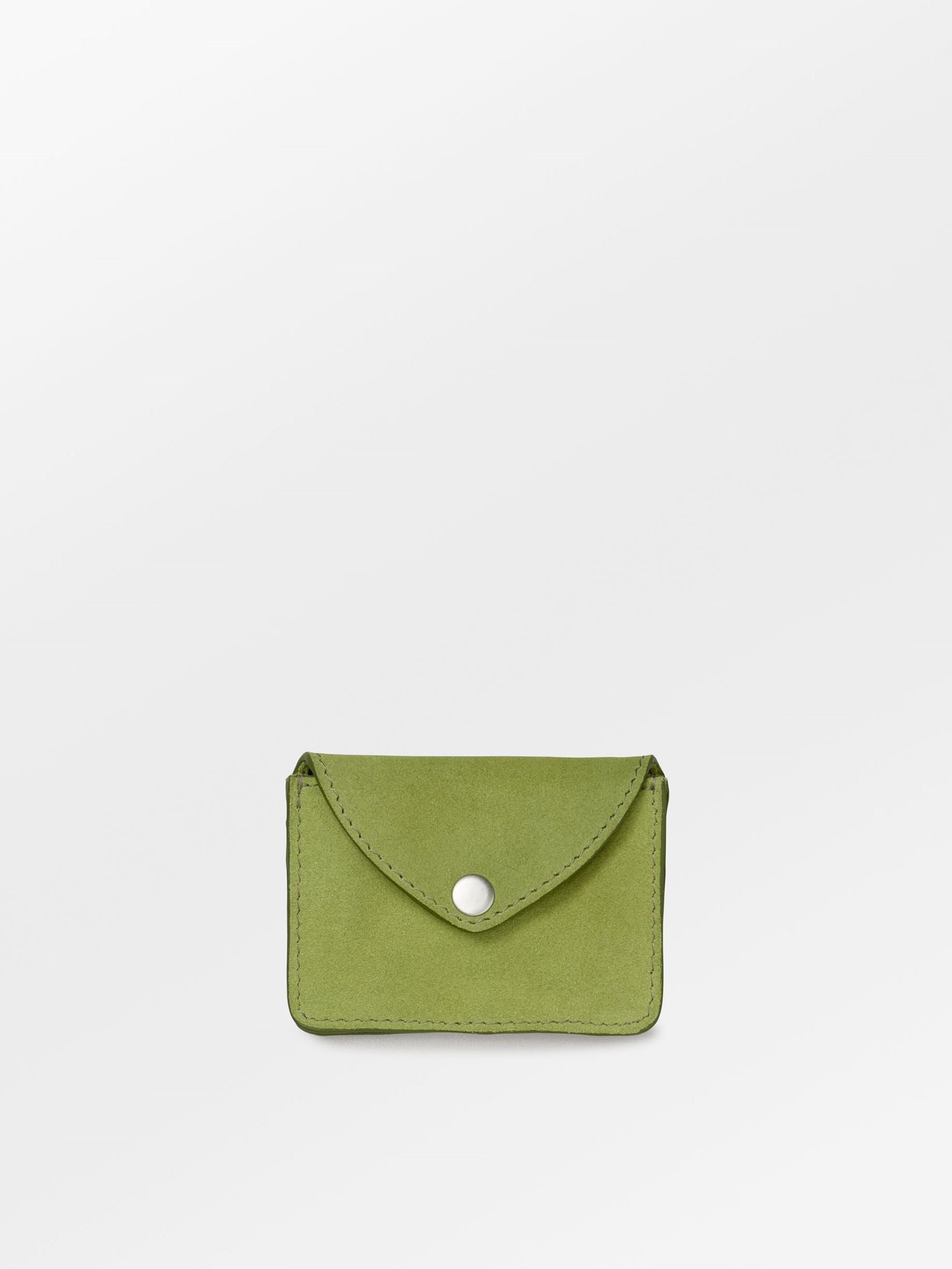 Becksöndergaard, Suede Card Wallet - Woodbine Green, accessories, accessories, gifts
