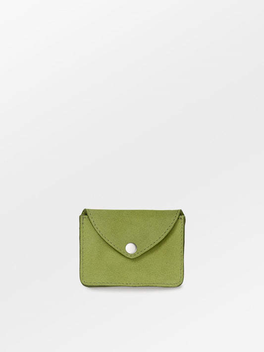 Becksöndergaard, Suede Card Wallet - Woodbine Green, accessories, accessories, gifts