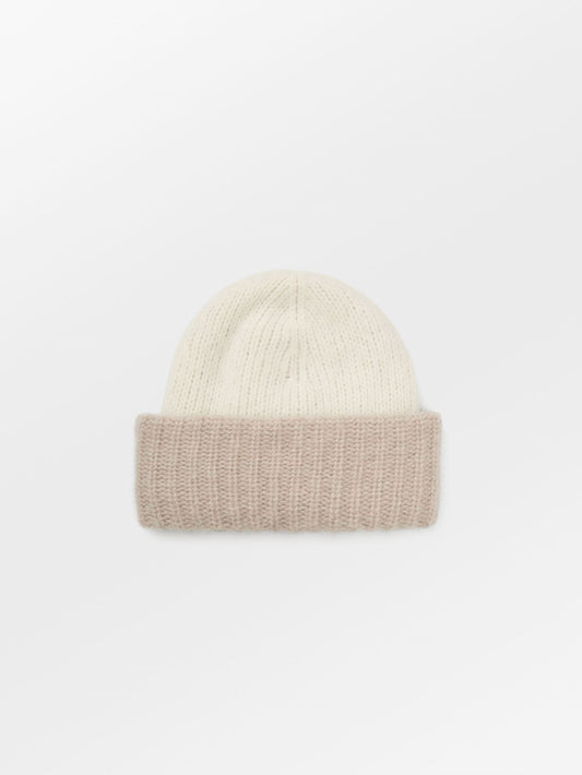 Becksöndergaard, Two-toned Soloma Beanie - Birch White, accessories, sale, sale, winter accessories, sale, accessories, winter accessories, black week, black week