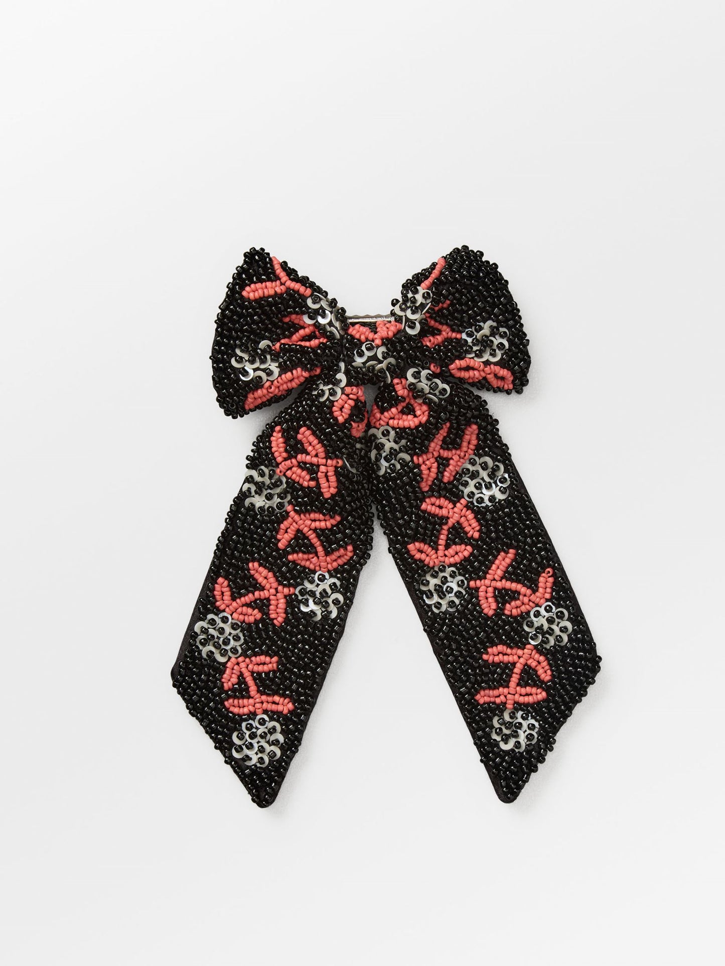 Brombeere Beaded Bow Clip OneSize Becksöndergaard.se