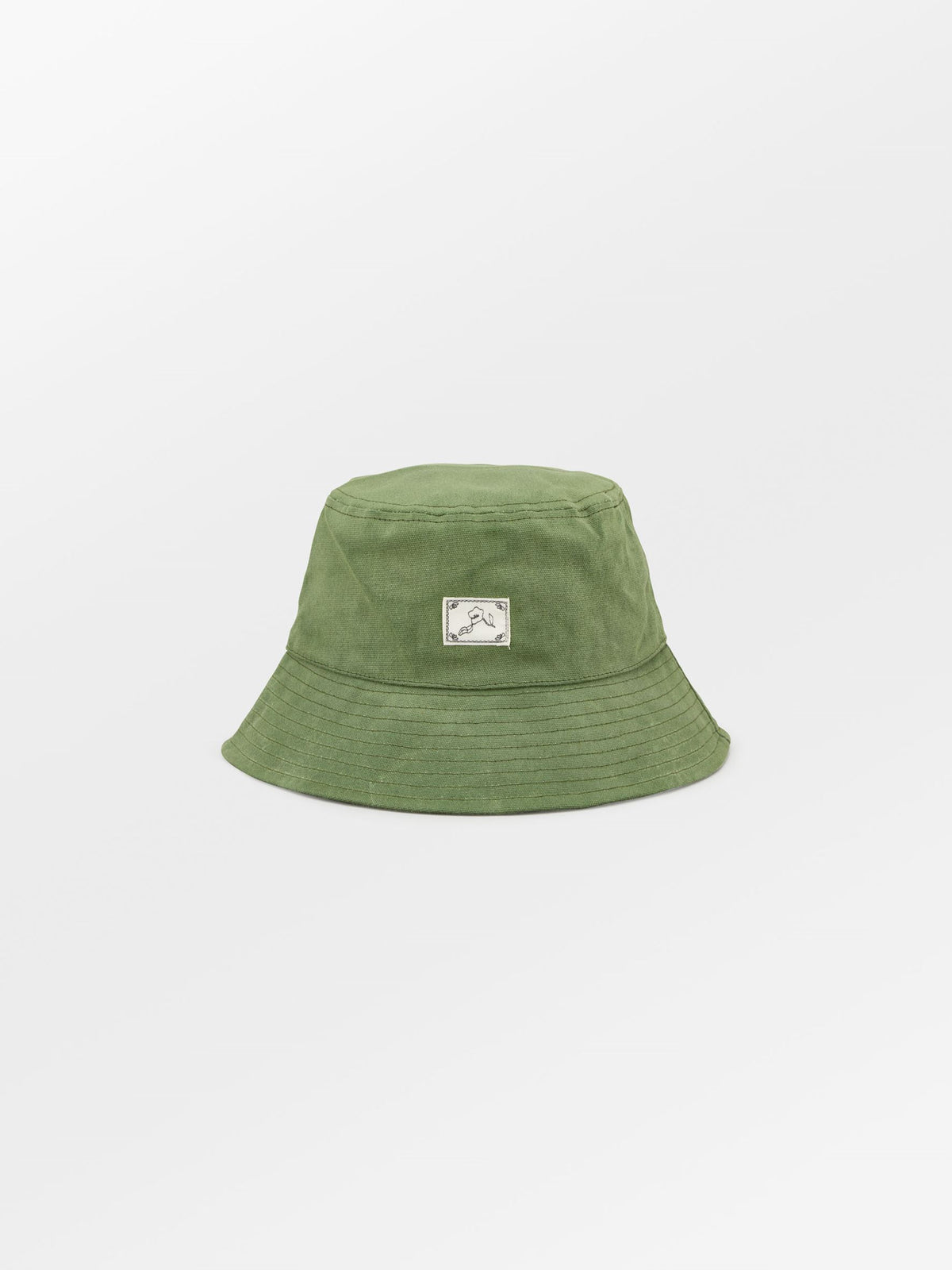 Becksöndergaard, Solid Waxed Bucket Hat - Chive Green, clothing