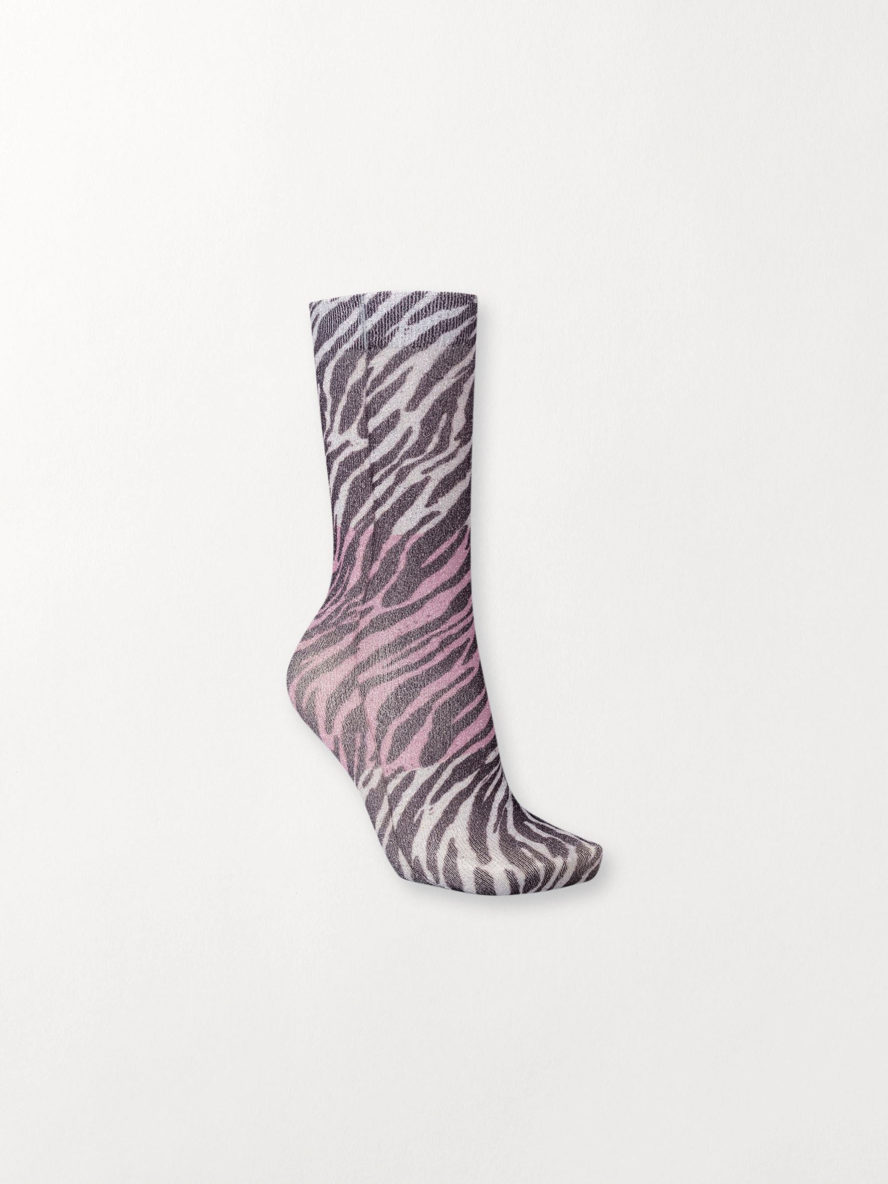 Dagmar Zebra Sock  OneSize Becksöndergaard.se