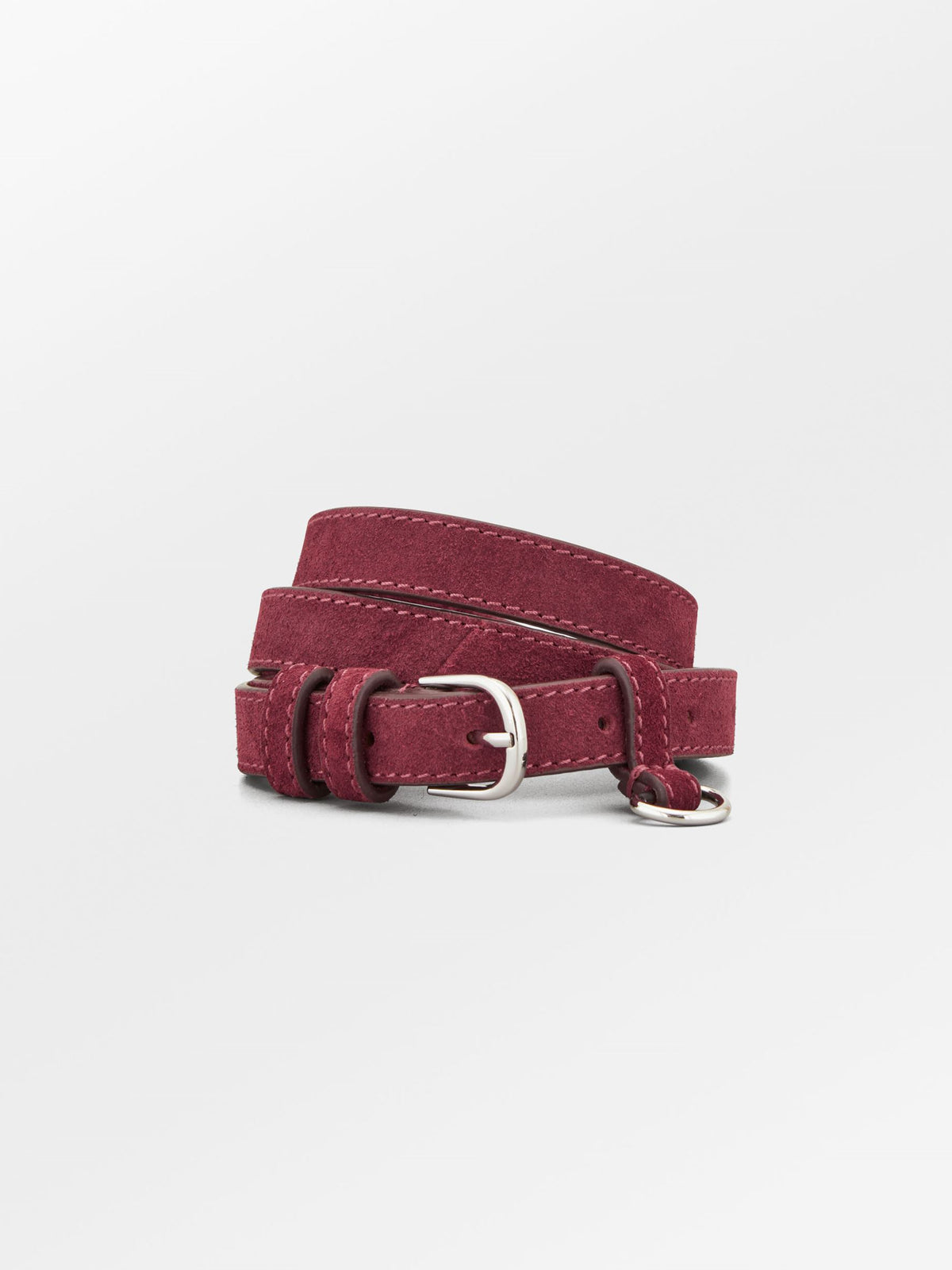 Becksöndergaard, Suede Zoe Belt - Rosewood, accessories