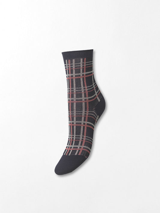 Rudy Checked Sock  Socks Becksöndergaard.se