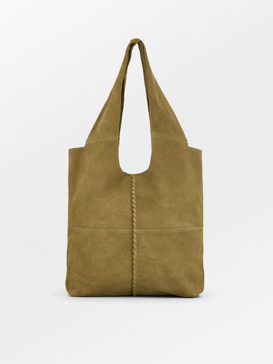 Suede Demi Bag - Green OneSize Becksöndergaard.se