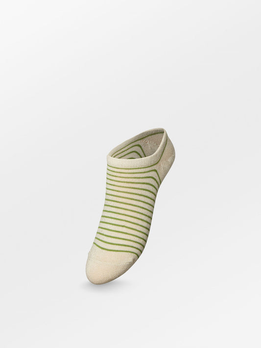 Stripe Glitter Sneakie Sock Socks Becksöndergaard.se