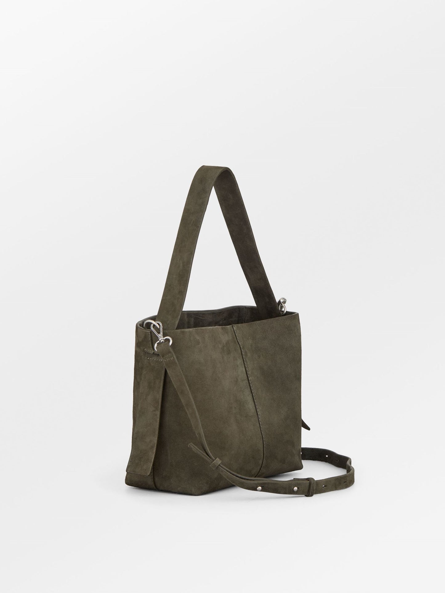 Suede Fraya Small Crossbody Bag - Green  OneSize Becksöndergaard.se