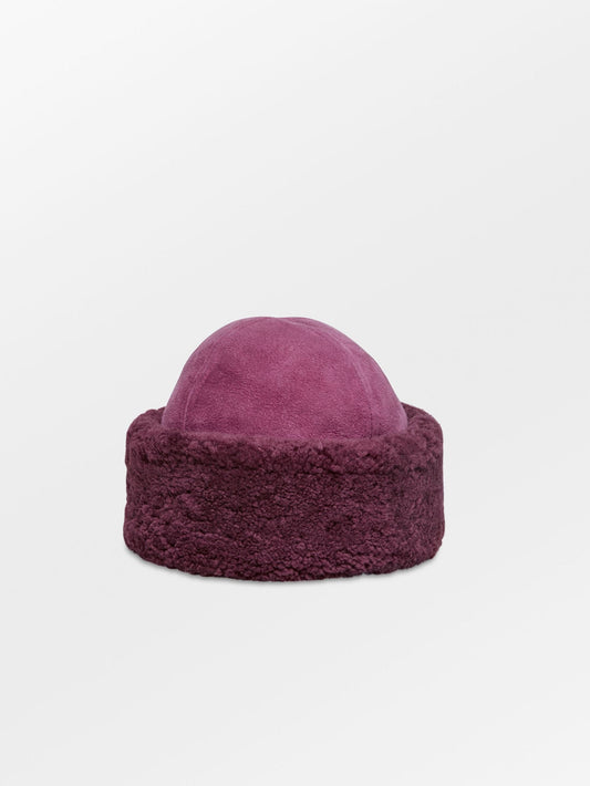 Becksöndergaard, Dora Shearling Hat - Fig Red, gaveidéer under 1000, most popular