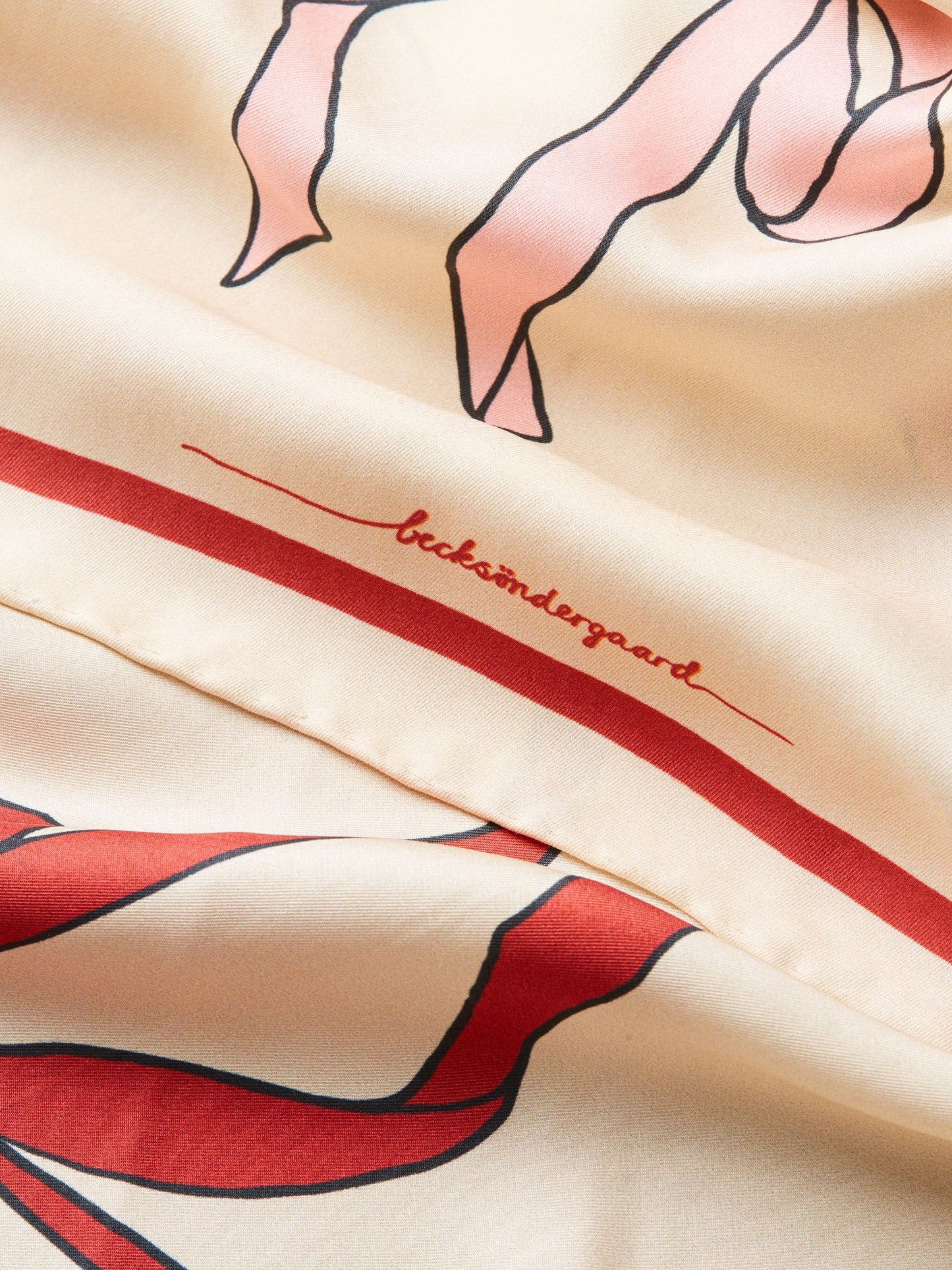 Bow Twill Sia Scarf OneSize Becksöndergaard.se