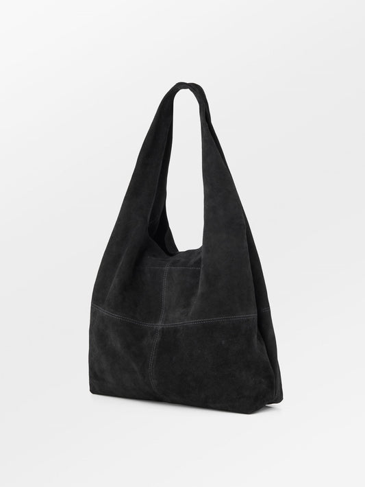 Suede Dalliea Shopper Bag - Black OneSize Becksöndergaard.se