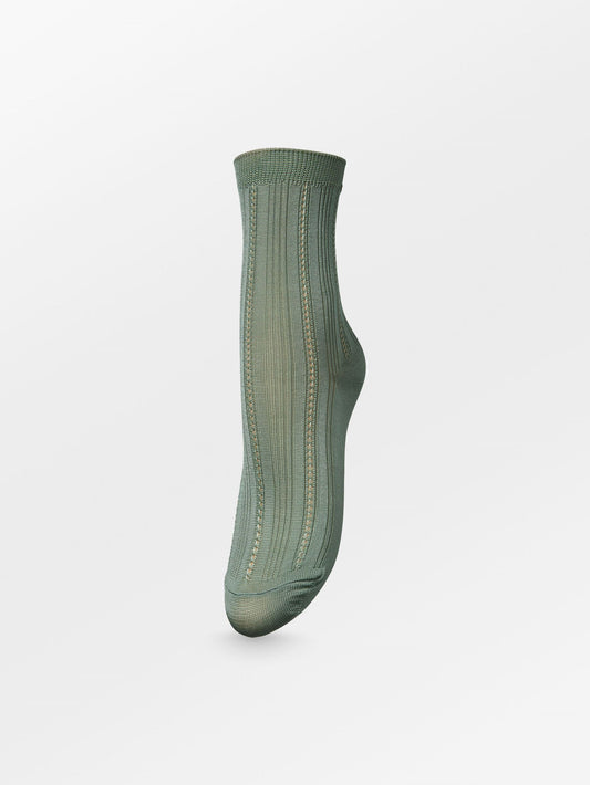 Becksöndergaard, Solid Drake Sock - Mistletoe Green, socks, socks, noos, black week, black week, noos