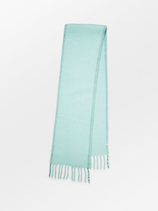 Solid Yuta Scarf - Turquoise OneSize Becksöndergaard.se