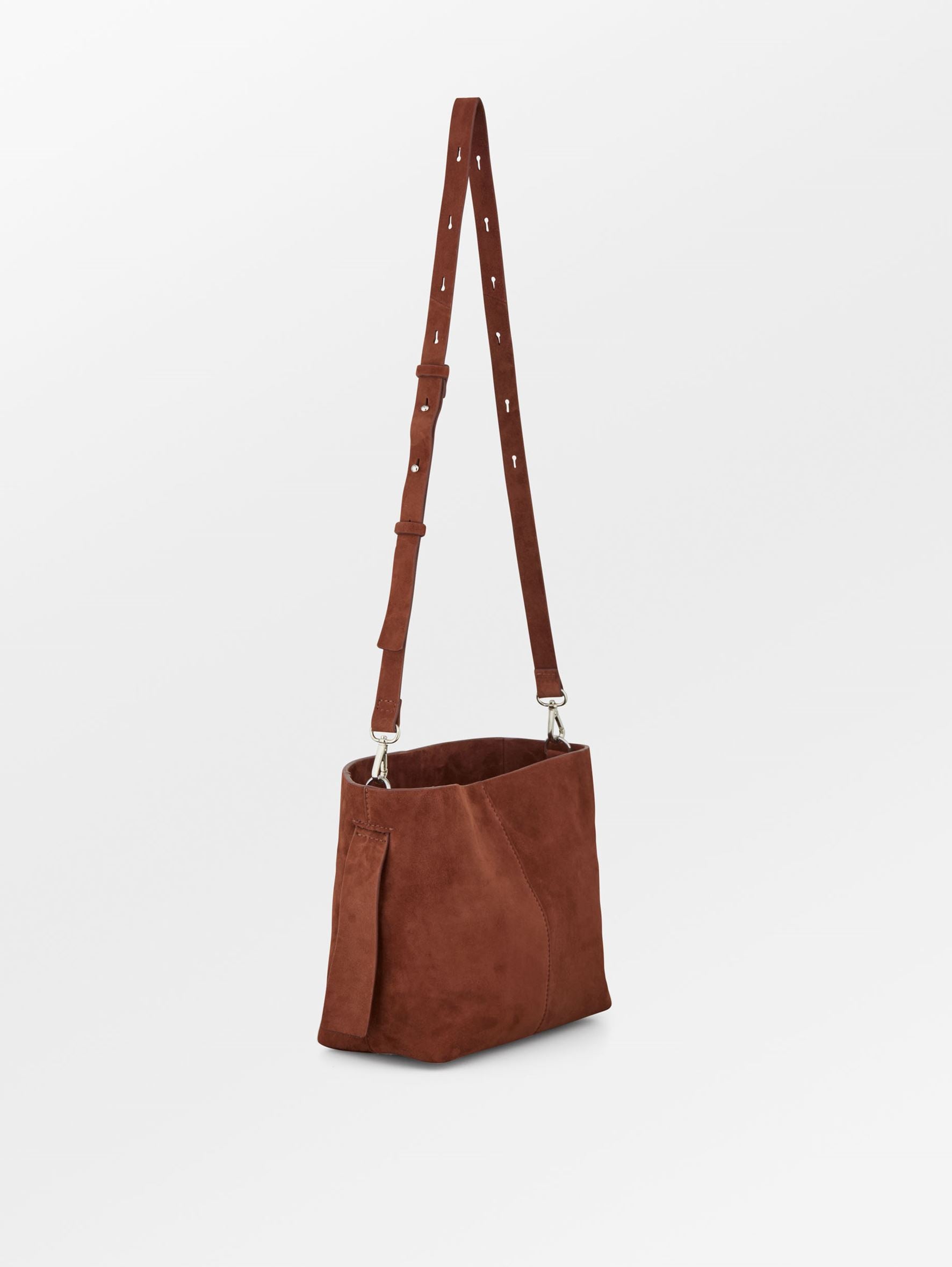 Becksöndergaard, Suede Fraya Small Bag - Brown Tortoise Shell, bags, bags, sale, sale, bags