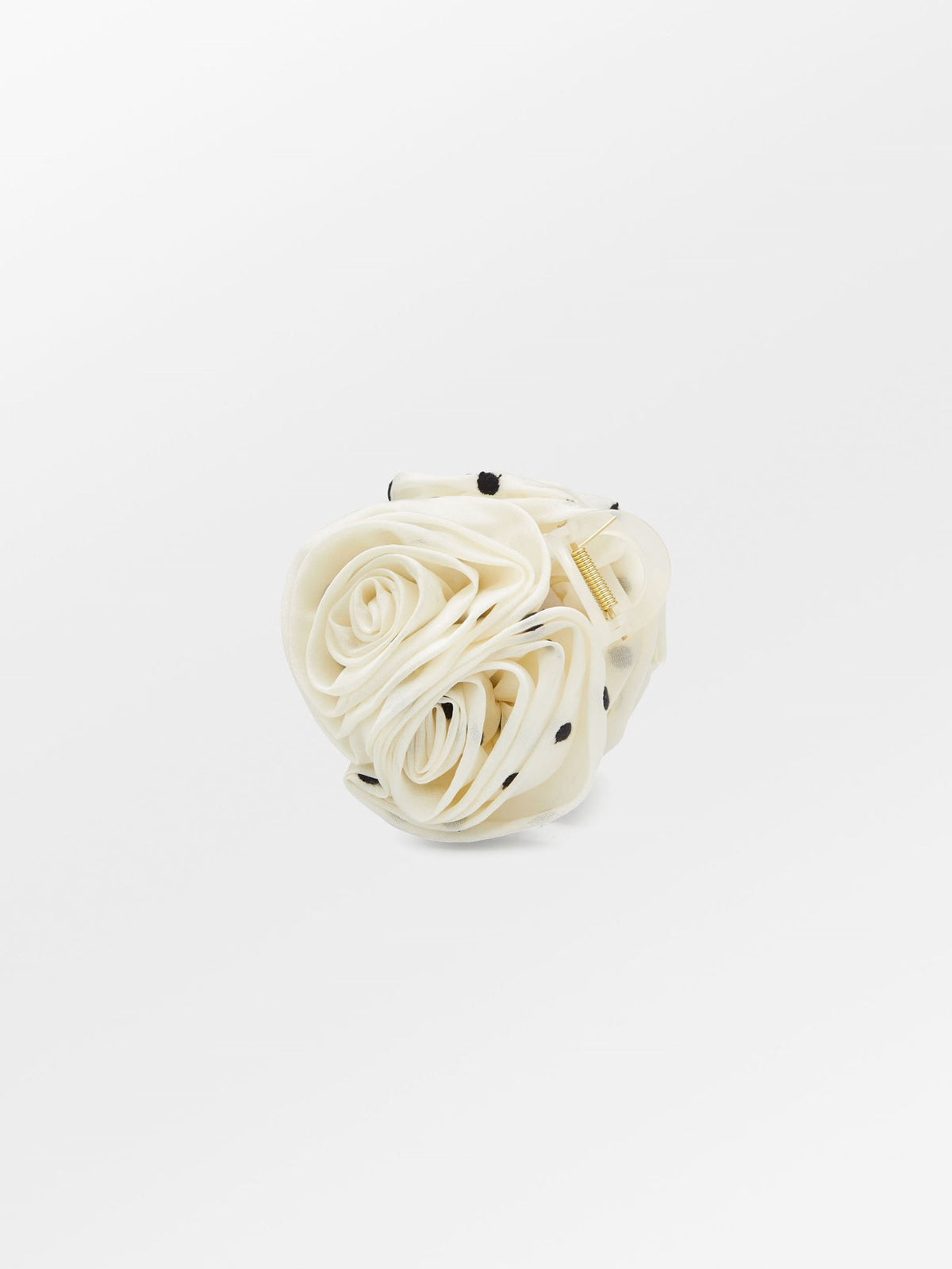 Becksöndergaard, Polka Dot Rosana Hair Claw - Papyrus White, onesize
