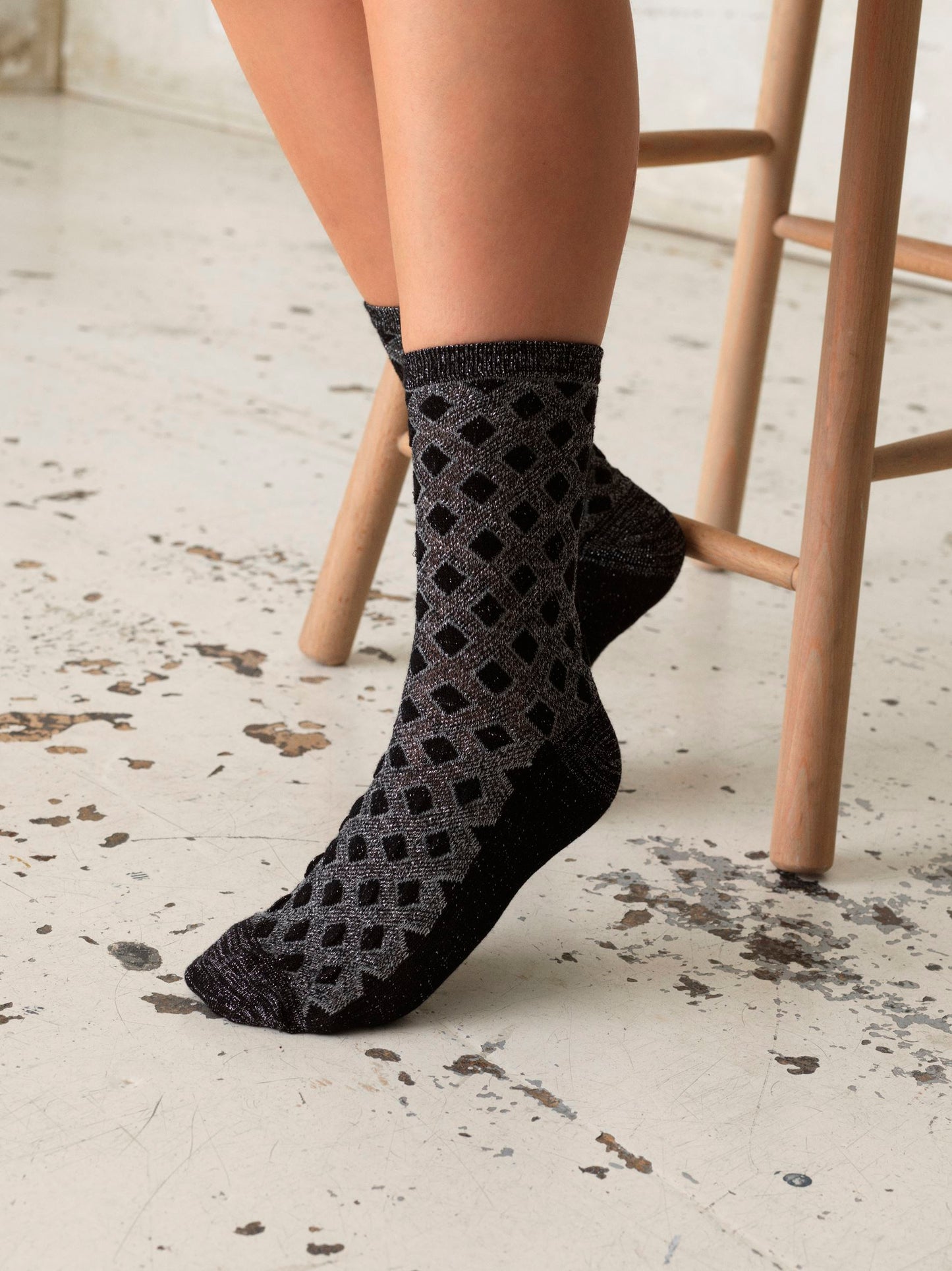 Delilah Diamons Sock Socks Becksöndergaard.se