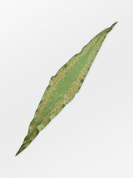 Becksöndergaard, Alonsa Diamond Scarf - Campsite Green, struct - slet produkter