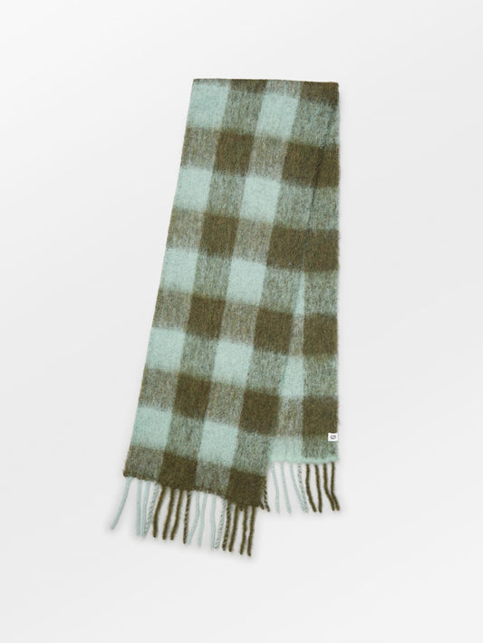 Check Mincho Scarf - Green OneSize Becksöndergaard.se