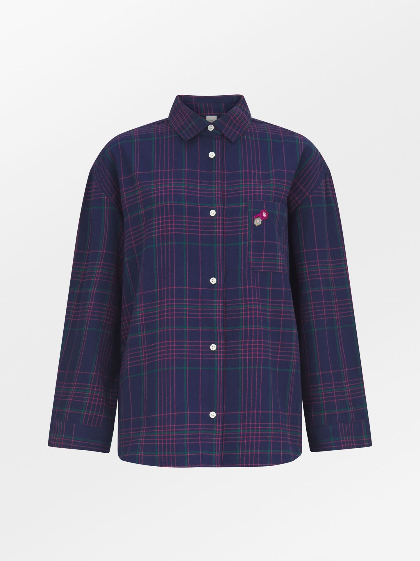 Flannel Gridy Pyjamas Shirt Clothing Becksöndergaard.se