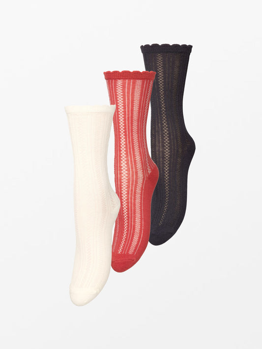 Crochia Cotta Sock 3 Pack Socks Becksöndergaard.se