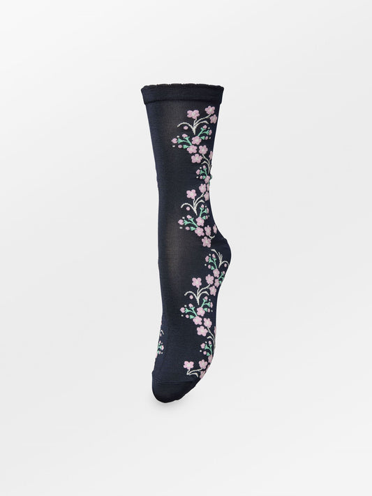 Becksöndergaard, Bloom Visca Sock - Naval Academy Blue, sale, sale, sale