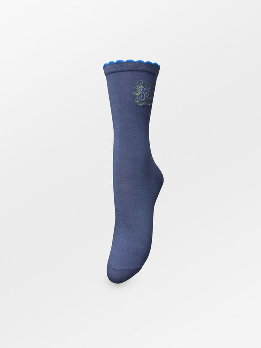 Becksöndergaard, Efloria Cotta Sock - Vintage Indigo Blue, socks, socks
