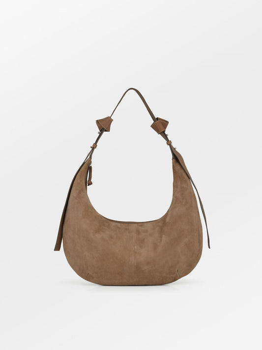 Suede Lona Crossbody Bag - Grey  OneSize Becksöndergaard.se