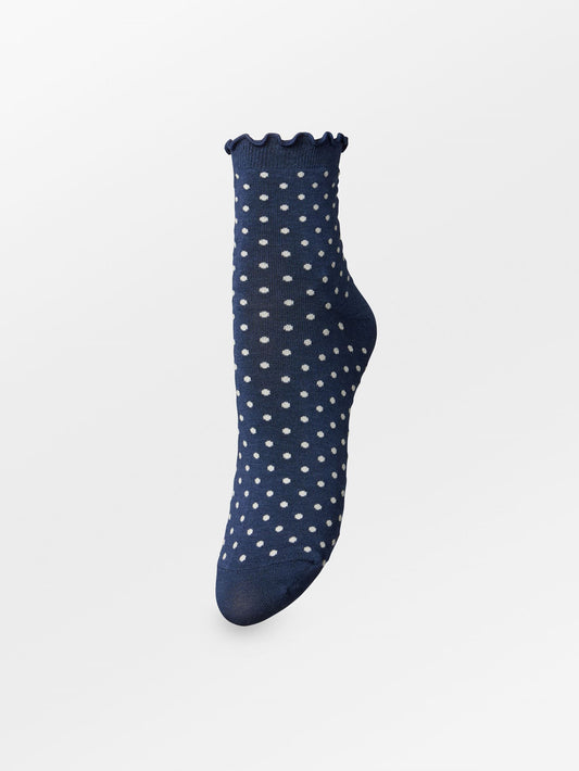 Dotted Frilla Short Sock Socks Becksöndergaard.se