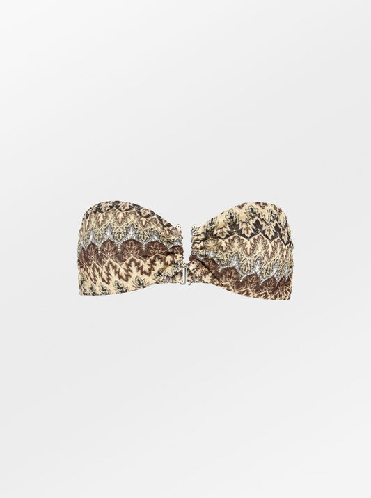 Becksöndergaard, Amber Bandeau Bikini Top - Mocha Brown, swimwear, swimwear, swimwear, swimwear, gifts