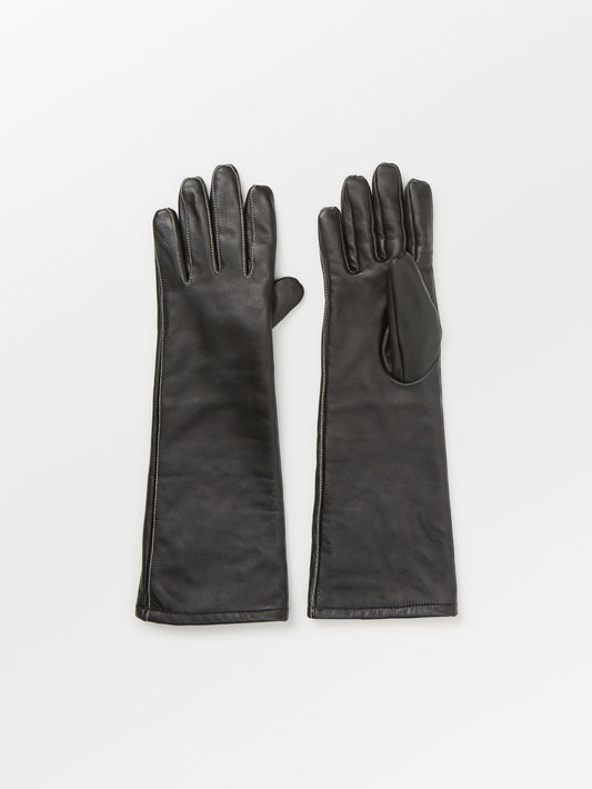 Long Smooth Leather Gloves Gloves Becksöndergaard.se