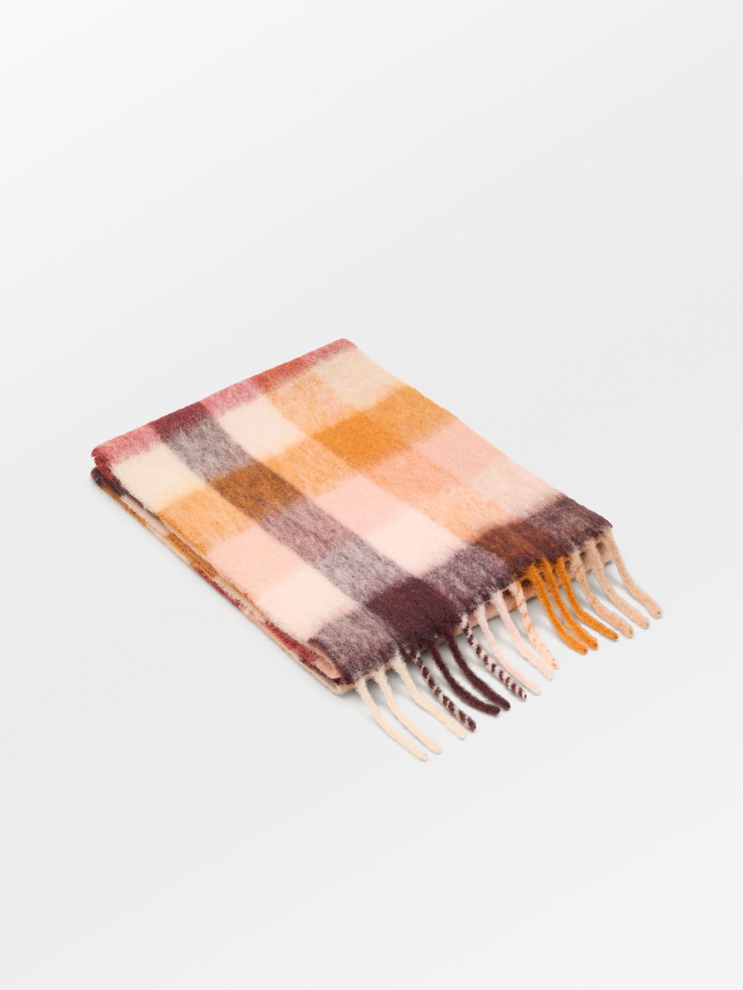 Becksöndergaard, Check Anilopa Scarf - Pink Peacock, archive, archive, sale, sale, black week, black week